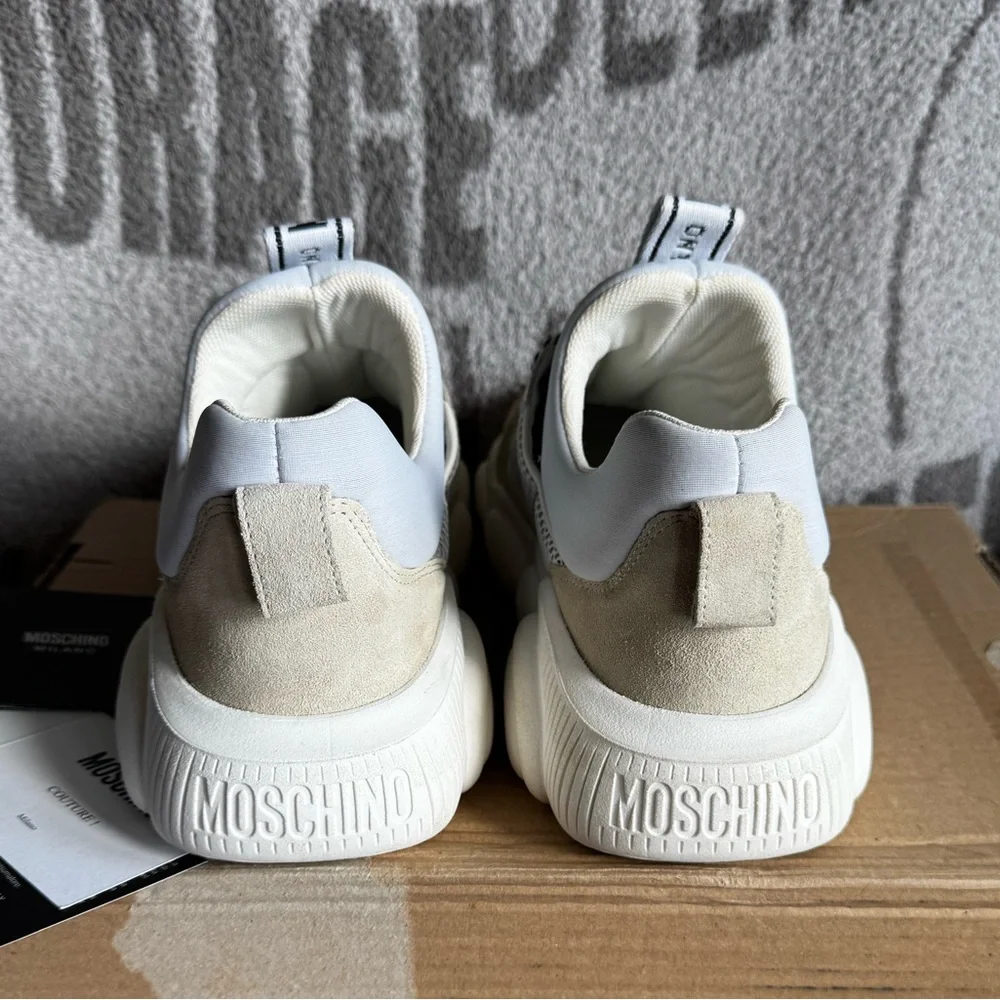 Moschino teddy sneakers white size 42 - Picture 4 of 13